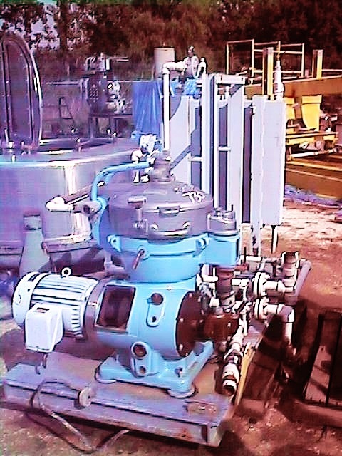 (3) Alfa-Laval MAB 206S-24-60 oil purifiers, SS.