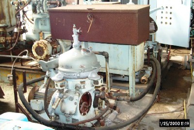 Alfa-Laval MAB 104B-24-60 oil purifier, SS.