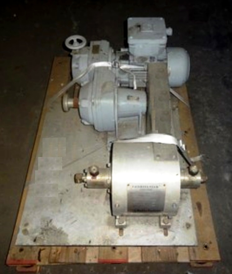 Podbielniak A-1 centrifugal contactor, 316SS.