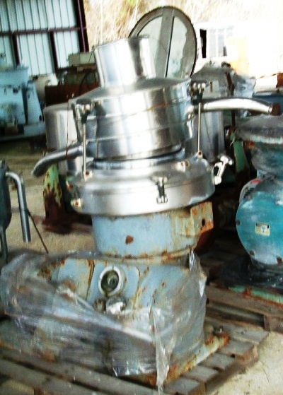 Alfa-Laval UVPX 207-74A concentrator centrifuge, 316SS.