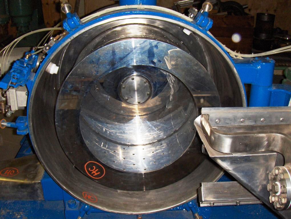 Alfa-Laval Hozhy-650 peeler centrifuge, Hastelloy C-22.