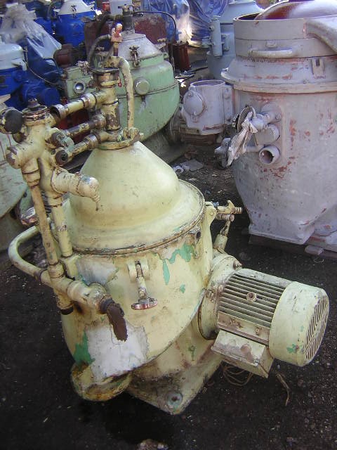 (2) Alfa-Laval MAPX 205 TGT-24 oil purifiers, SS bowl.