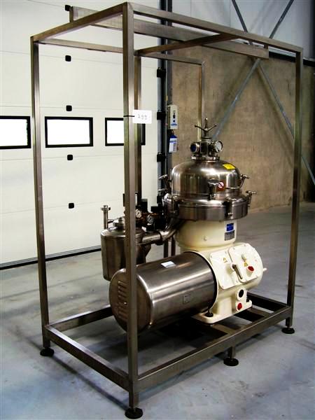 Alfa-Laval MRPX 207 SGV-34 clarifier centrifuge, 316SS.