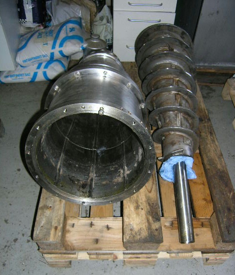 Alfa-Laval NX 314B-31G decanter centrifuge, 316SS.