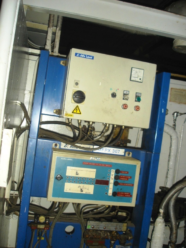 Alfa-Laval MFPX 307 TFD-21 oil purifier, 316SS.