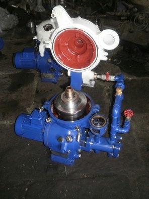 (3) Alfa-Laval MAB 103B-24-60 oil purifiers, SS bowl.