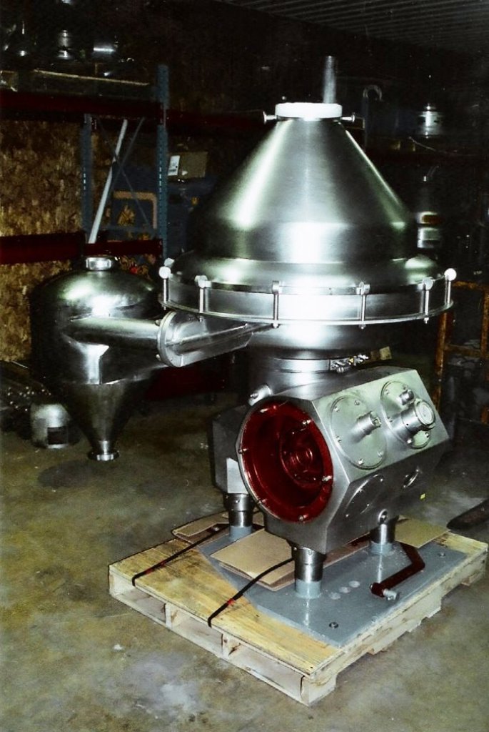 (2) Alfa-Laval CMRPX 418 HGV-74C cold milk separators, 316SS.