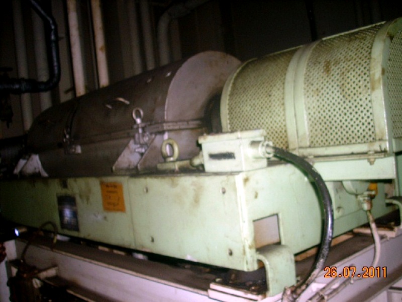 Krauss-Maffei KVZ-25-ML decanter centrifuge, 316SS.        