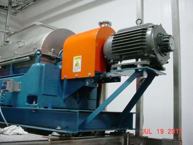 Sharples P3400 sanitary decanter centrifuge, 316SS.