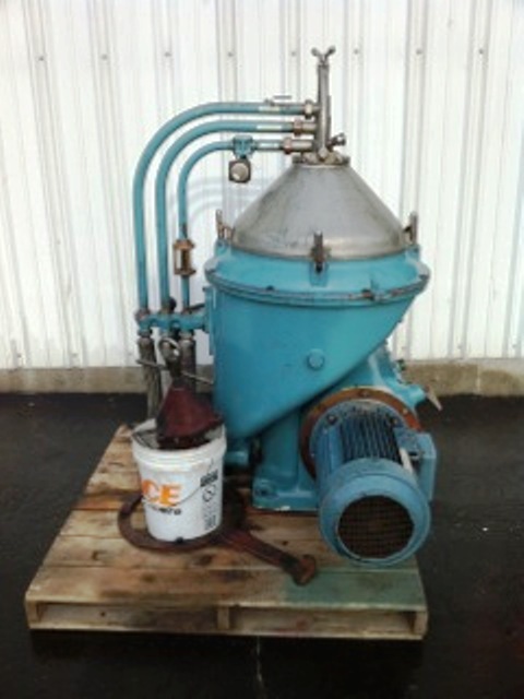 Alfa-Laval WHPX 407 TGD-24-60 oil purifier, 316SS.