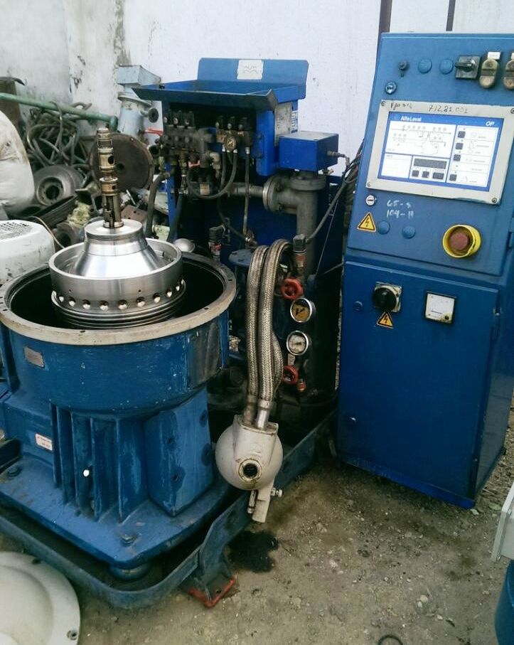 (2) Alfa-Laval S-300 fuel/lube oil purifiers, 316SS.