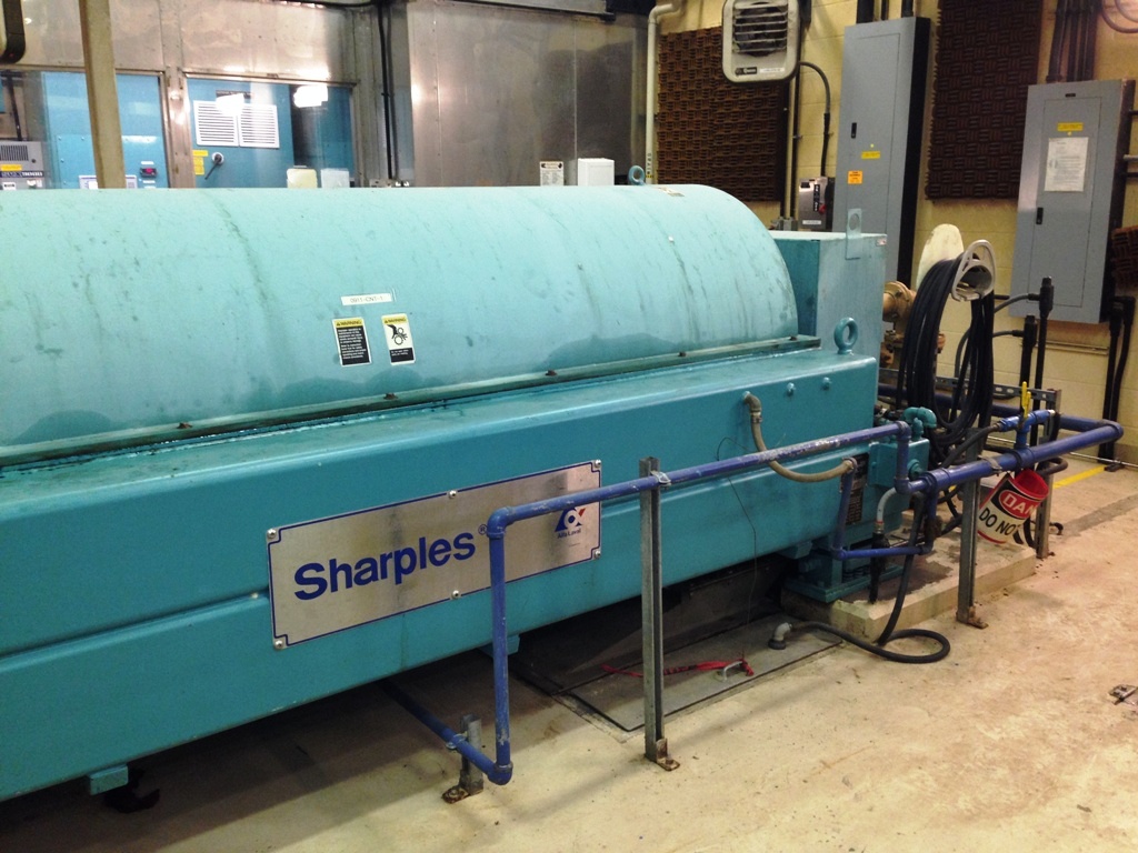 Sharples XM-706 Super-D-Canter centrifuge, 316SS.