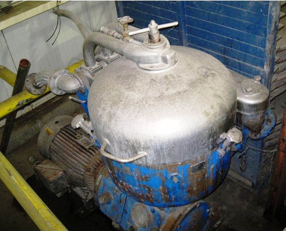 (2) Alfa-Laval B-214C degumming/wash water separators, SS. 