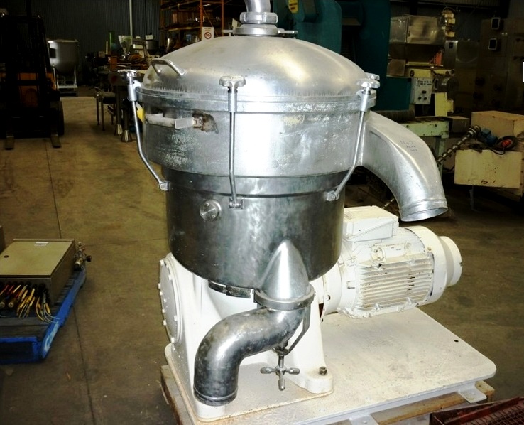 (4) Alfa-Laval FESX 412B-35 nozzle centrifuges, 316SS.     