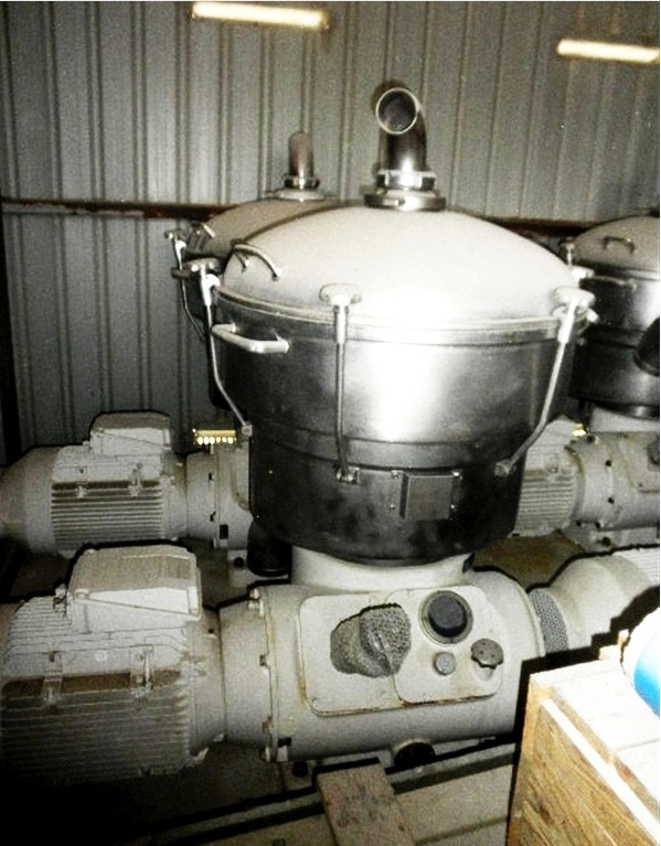 (4) Alfa-Laval FESX 412B-35 nozzle centrifuges, 316SS.     