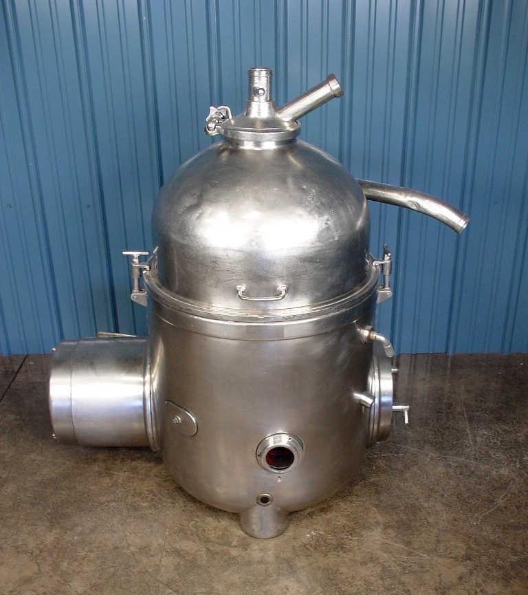 Westfalia RN 13004 warm milk clarifier, 316 SS.