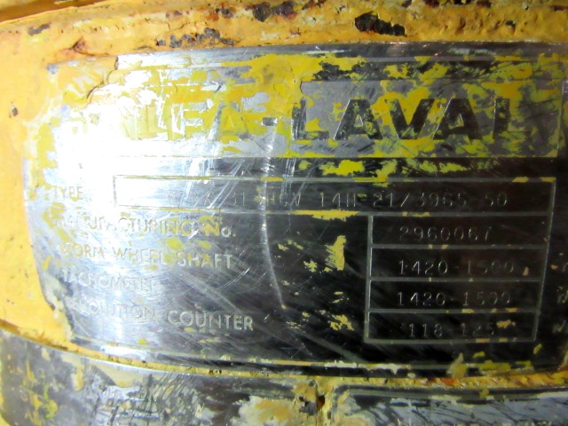 Alfa-Laval MRPX 313 HGV-14H milk fat concentrator, 316SS.