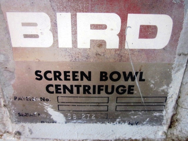 (2) Bird 36 x 96 screen bowl decanter centrifuges, 316SS.  