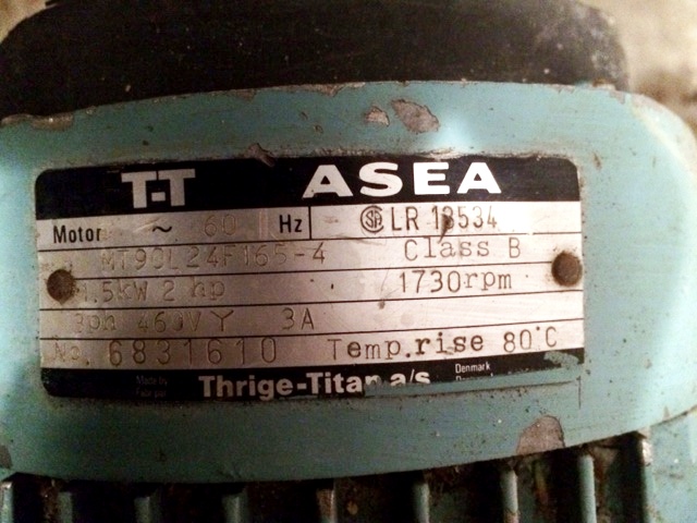Alfa-Laval MAB 104B-24-60 oil purifier, SS.                