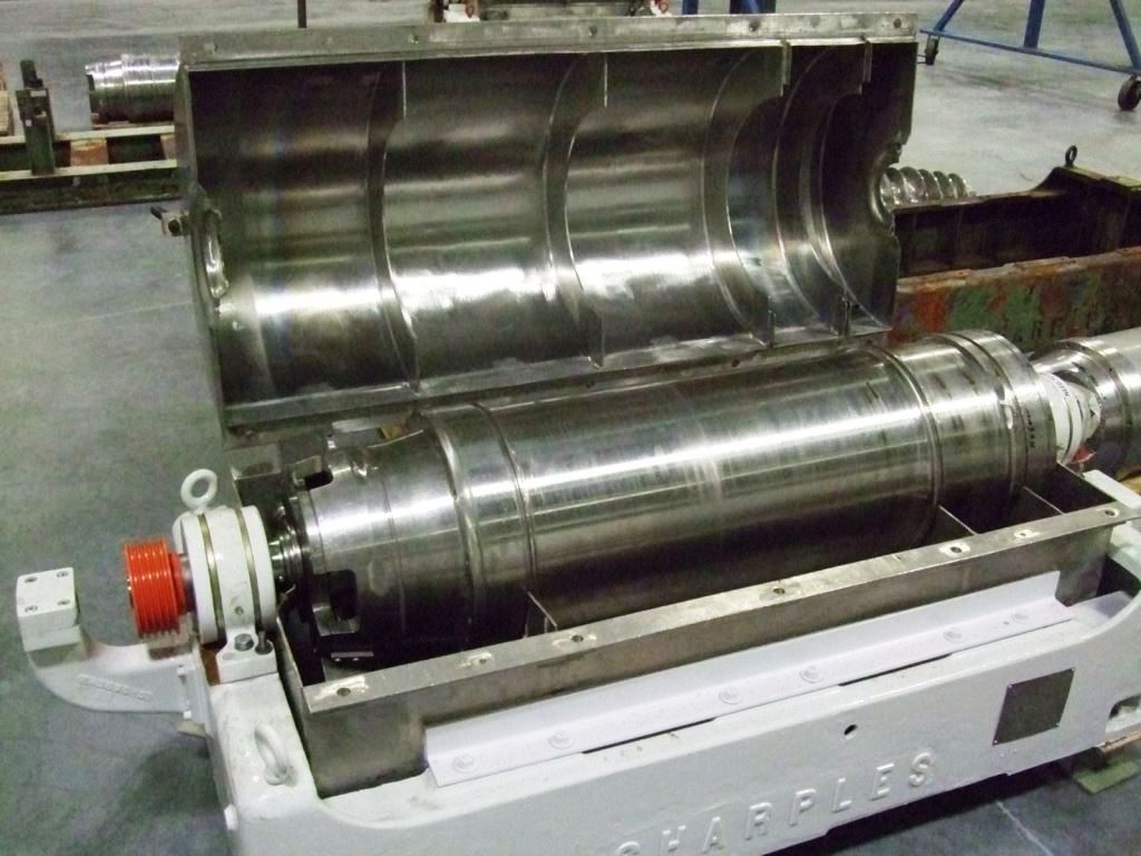 (2) Sharples P3400 SANITARY decanter centrifuges, 316SS.