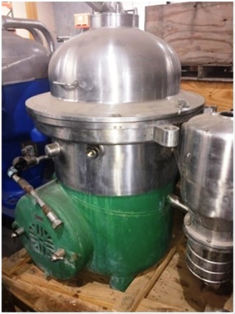 Westfalia SA 40-06-076 clarifier centrifuge, 316SS.