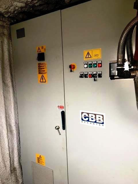 CBB CD 65L 25.6 x 102" decanter centrifuge trailer, SS.    