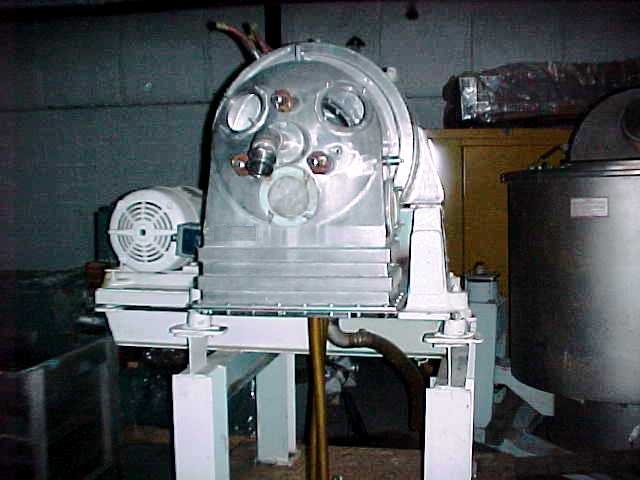 Sharples 10" pusher centrifuge, 316 SS.