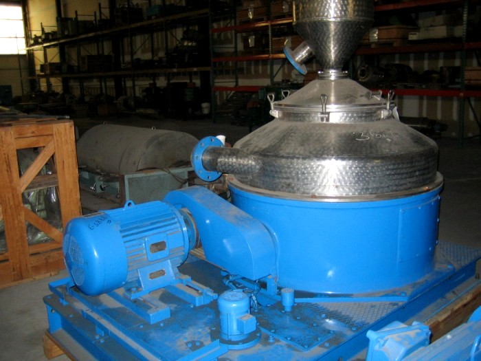 (2) Siebtechnik Tema KOX3H (H-520) Conturbex centrifuges, 316SS.