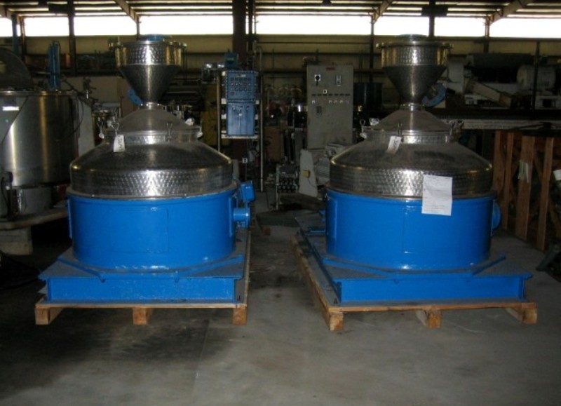 (2) Siebtechnik KOX3H (H-520) Conturbex centrifuges, 316SS.