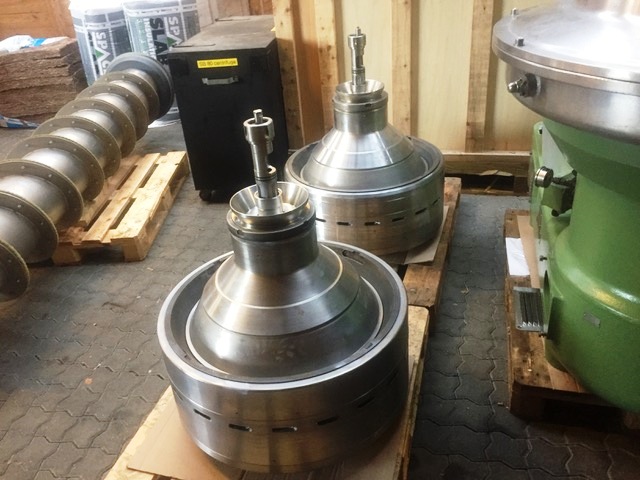 (2) Westfalia SB 80-06-177 clarifier centrifuges, 316SS.   