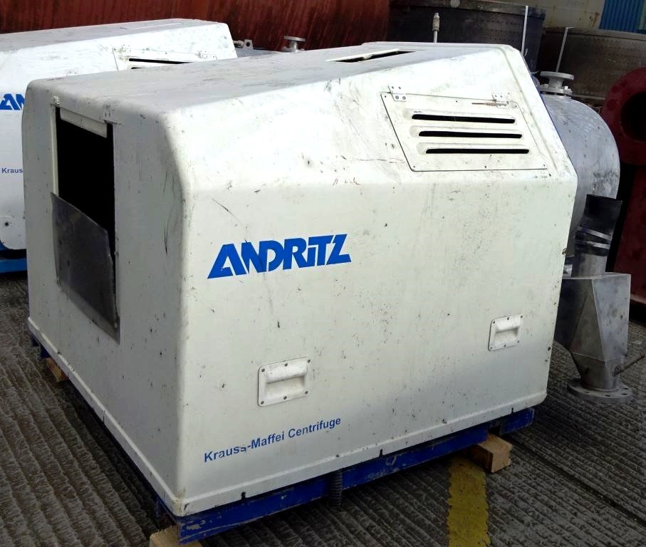 Andritz KMPT SZ 400/2 pusher centrifuge, 316SS.