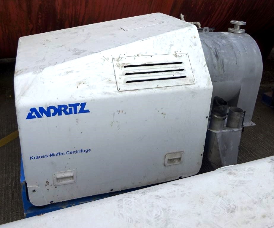 Andritz KMPT SZ 400/2 pusher centrifuge, 316SS.