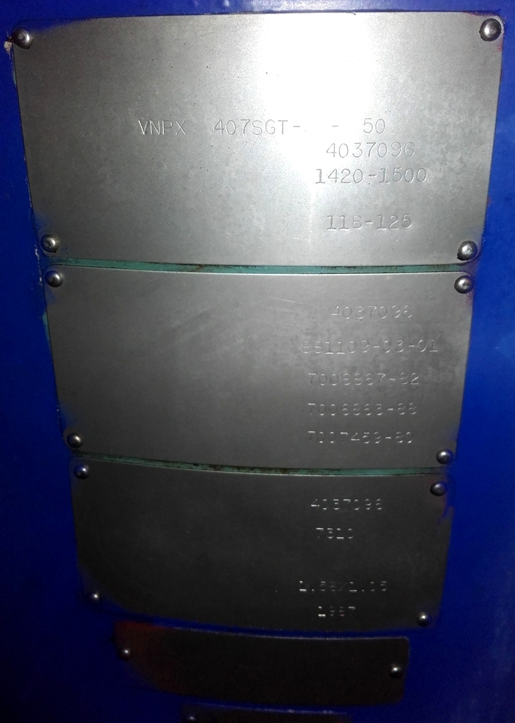 Alfa-Laval VNPX 407 SGT-34-50 clarifier centrifuge, 316SS.