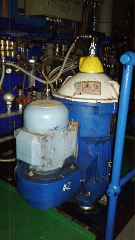 (3) Alfa-Laval S-816 fuel/lube oil purifiers, 316SS.