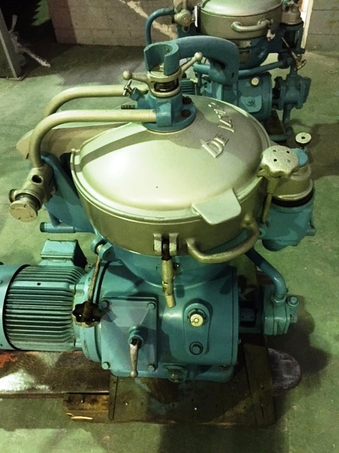 Alfa-Laval MAB 205S-24 oil purifier, SS.