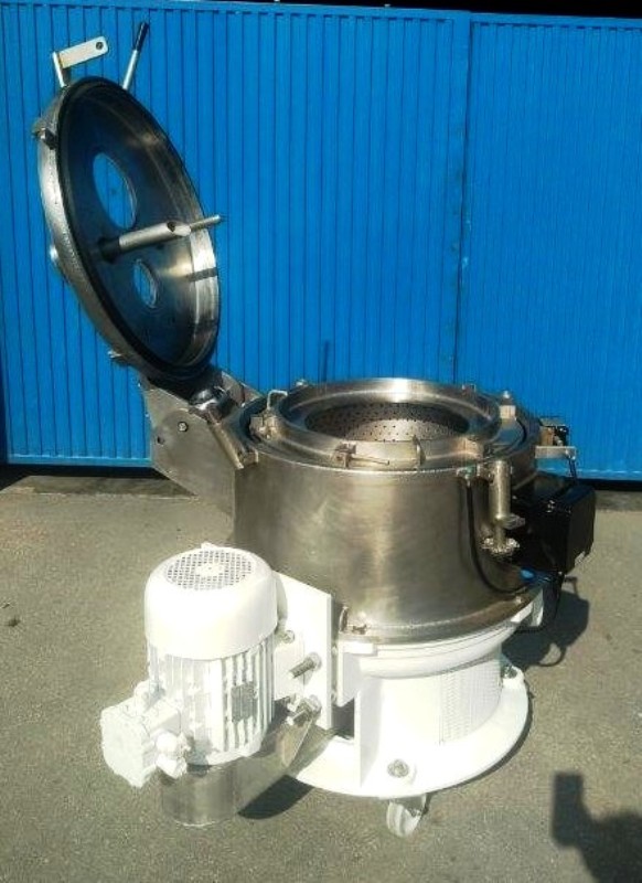 Comteifa RTA-60 24 x 14" perforate basket centrifuge, 316SS.
