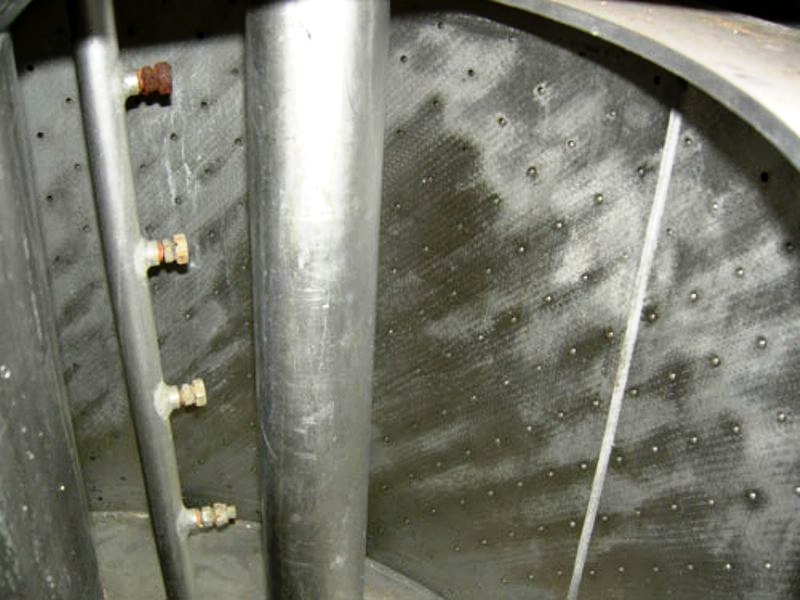 (2) ATM 48 x 30 perforate basket centrifuges, Hastelloy C276.