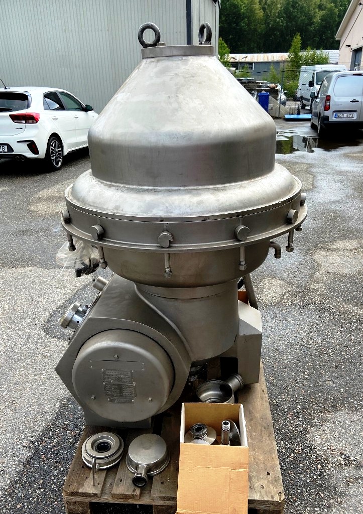 Alfa-Laval MRPX 514 HGV-74C warm milk separator, 316SS.