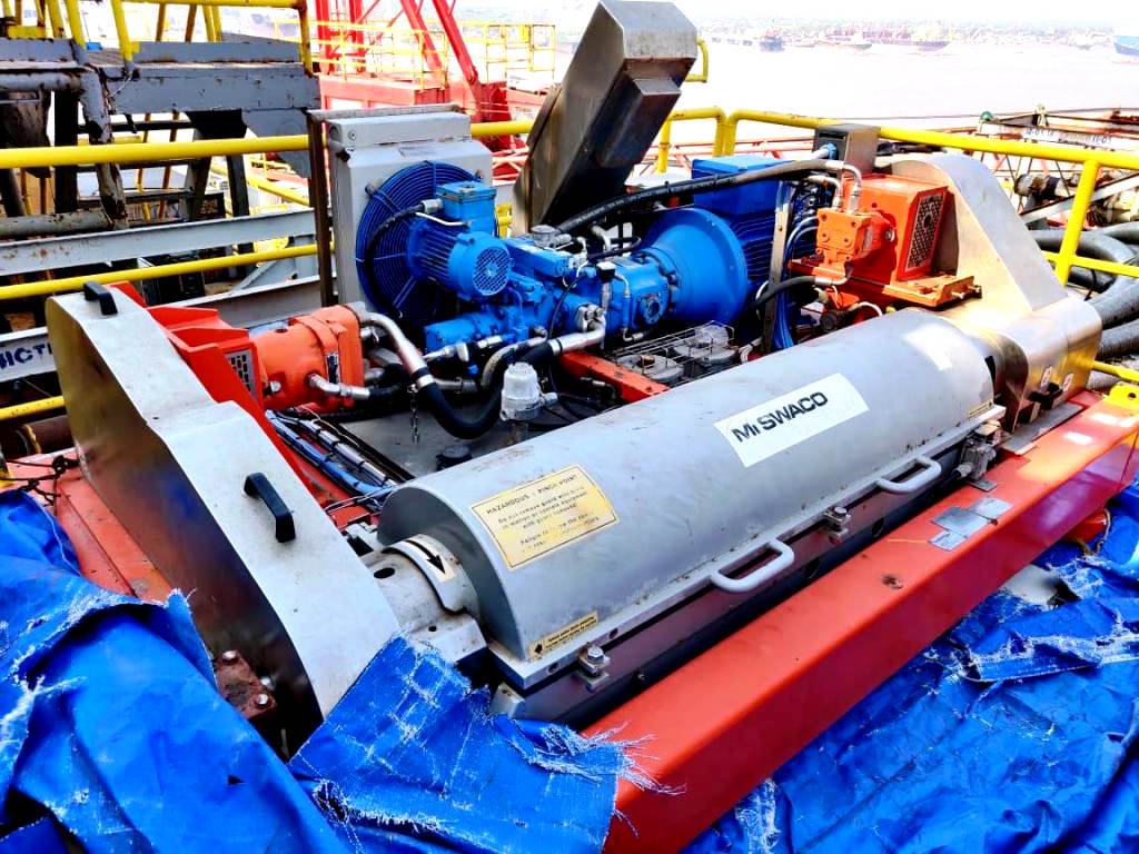 (2) Swaco 518 FH HV oilfield decanter centrifuges, 316SS.