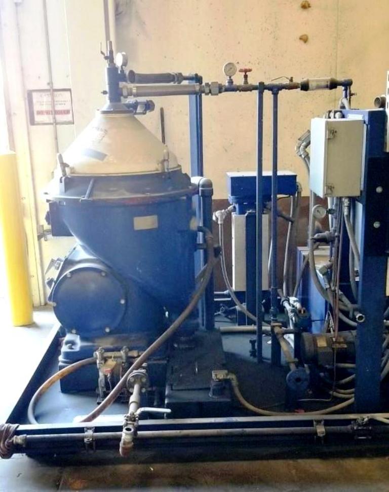Alfa-Laval MOPX 210 TGT-24-60 oil purifier skid, SS.