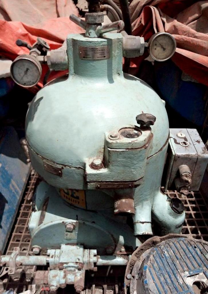 (3) Westfalia OSC 5-02-066 fuel oil purifiers, SS.