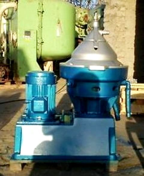 (2) Alfa-Laval MMPX 404 SGP-11 oil purifiers, 316SS.