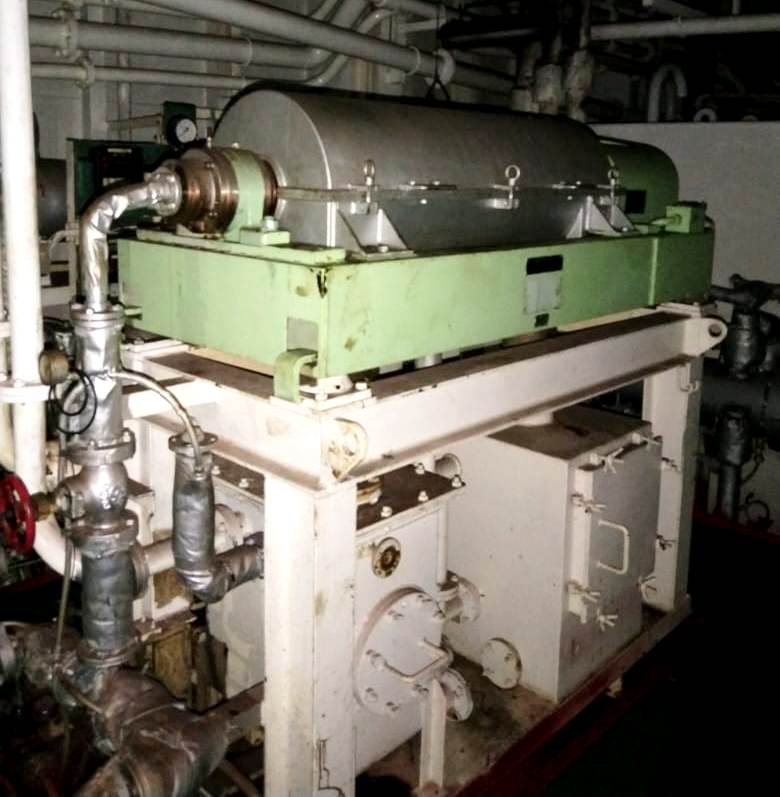 Krauss-Maffei KVZ-25-ML decanter centrifuge, 316SS.