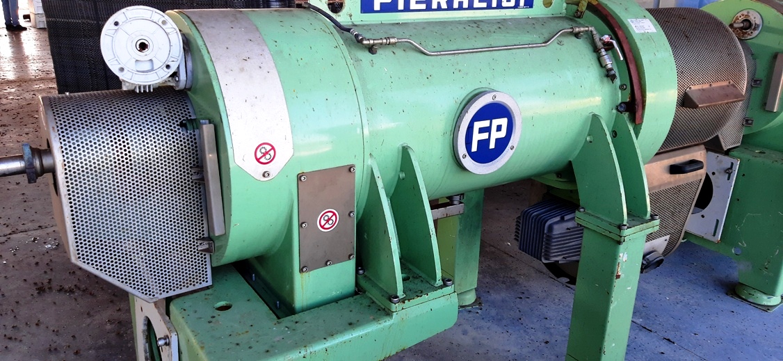(2) Pieralisi FP 600 RS decanter centrifuges, 316SS.
