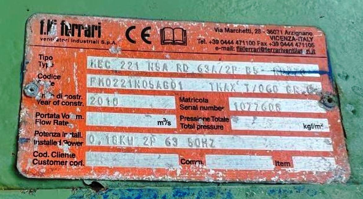 (2) Pieralisi FP 600 RS decanter centrifuges, 316SS.