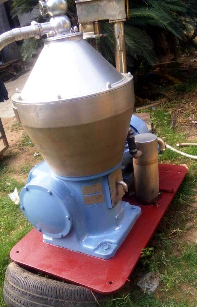 Alfa-Laval CHB 209T-15CEFP solid bowl separator, 316SS.     