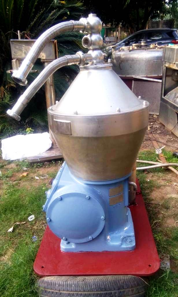Alfa-Laval CHB 209T-15CEFP solid bowl separator, 316SS.
