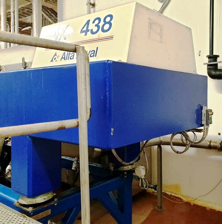 Alfa-Laval NX 438B-11G fishmeal tricanter centrifuge, 316SS.