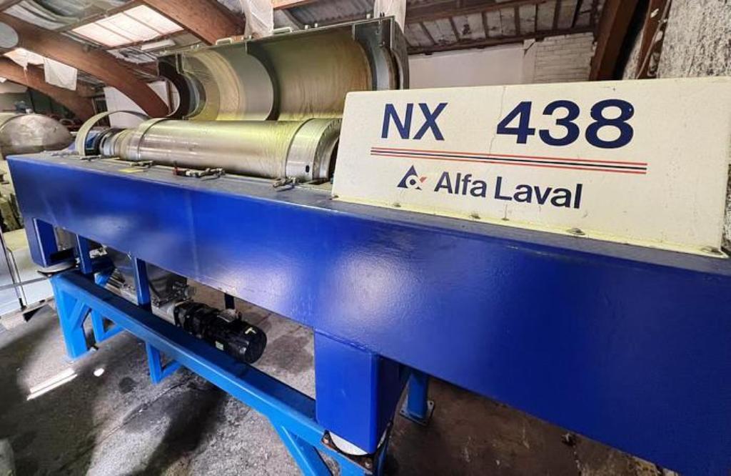 Alfa-Laval NX 438B-11G fishmeal tricanter centrifuge, 316SS.
